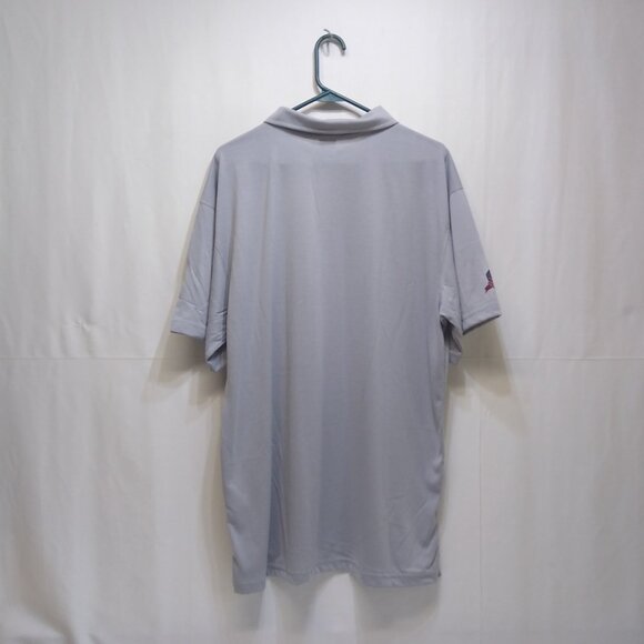 Vietnam Era Veteran Embossed Eagle VetFriends Gray Polo Vapor Apparel Shirt EUC - Picture 2 of 7